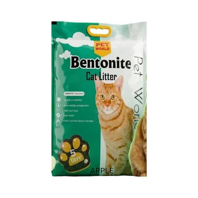 PetWorld Bentonite Cat Litter Apple Flavor 5L
