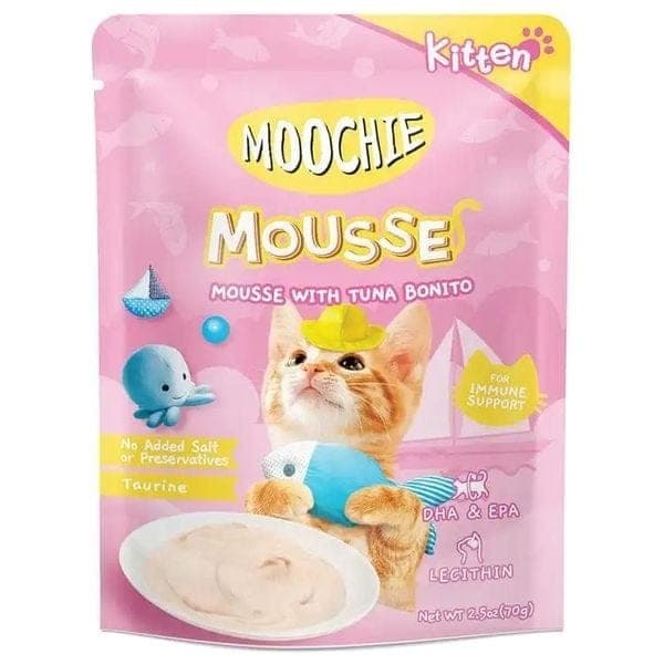 Moochie Mousse With Tuna Bonito Kitten Pouch