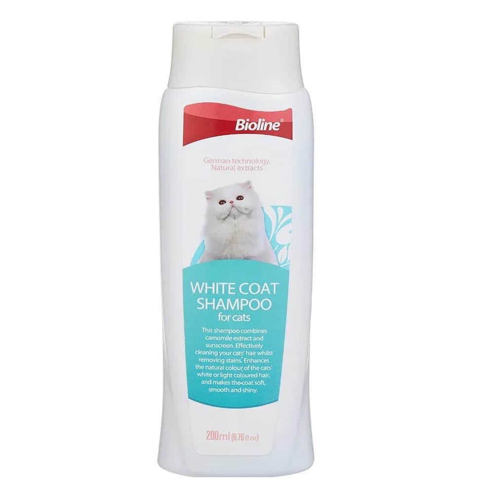 Bioline White Coat Shampoo for Cats