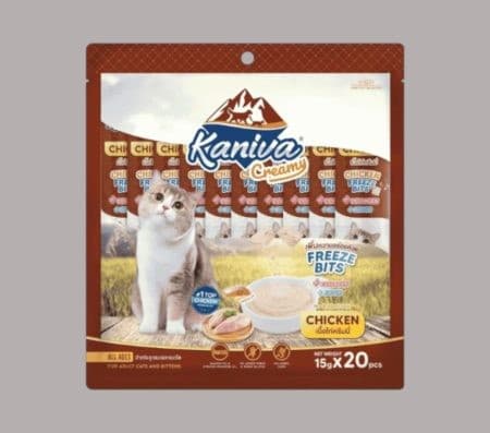Kaniva Creamy Chicken Treat with Freeze Bits 15 gm x 20 pcs