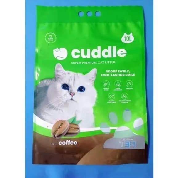 Cuddle Bentonite Cat Litter Coffee Flavor 5L