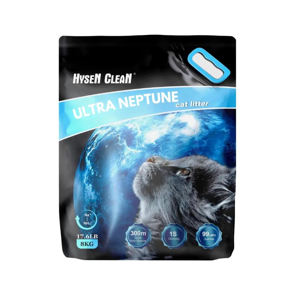 Hysen Clean Super Uranus Crushed Bentonite With Carbon Cat Litter 10L