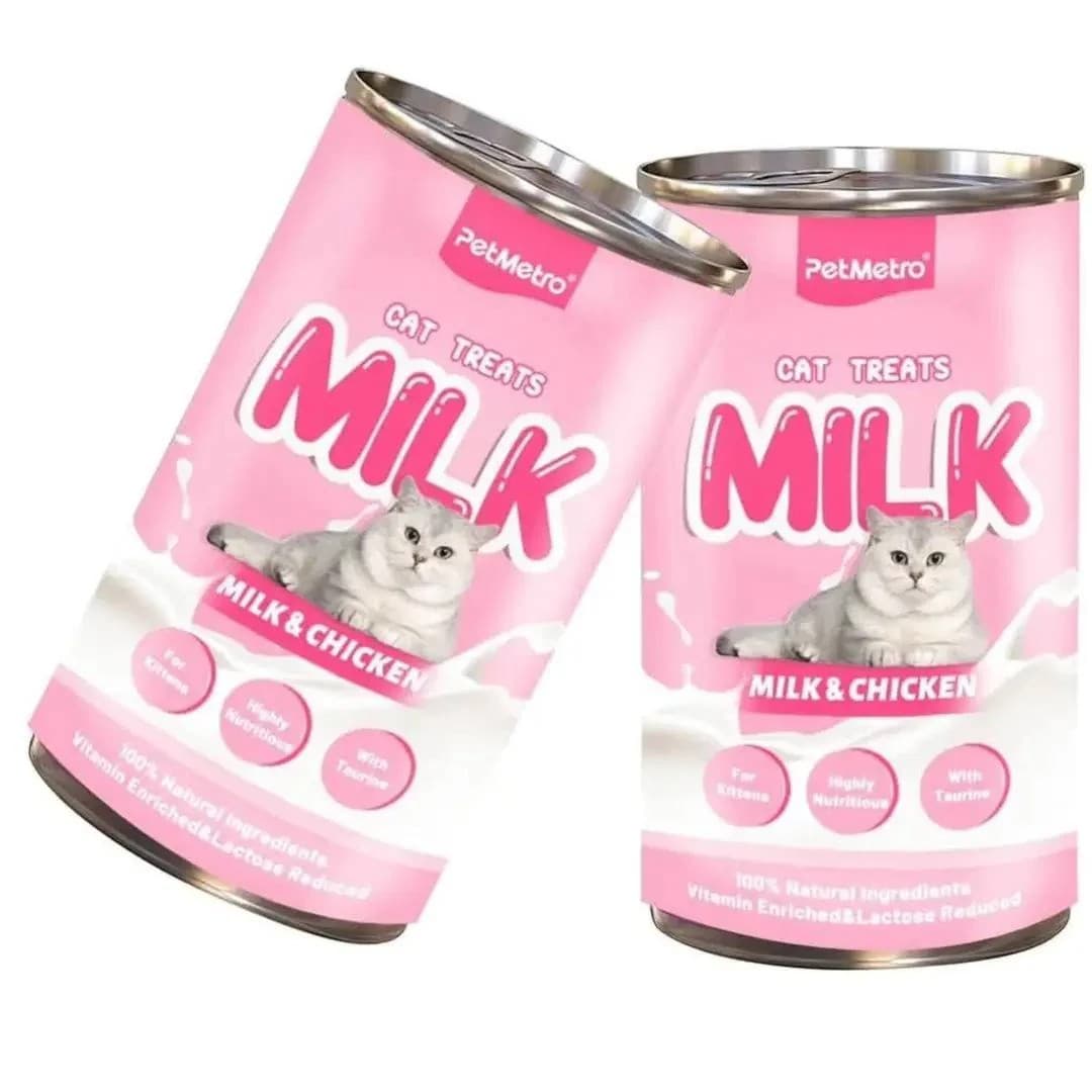 PetMetro Milk Treats For Kittens Goat Milk With Chicken 155 ml