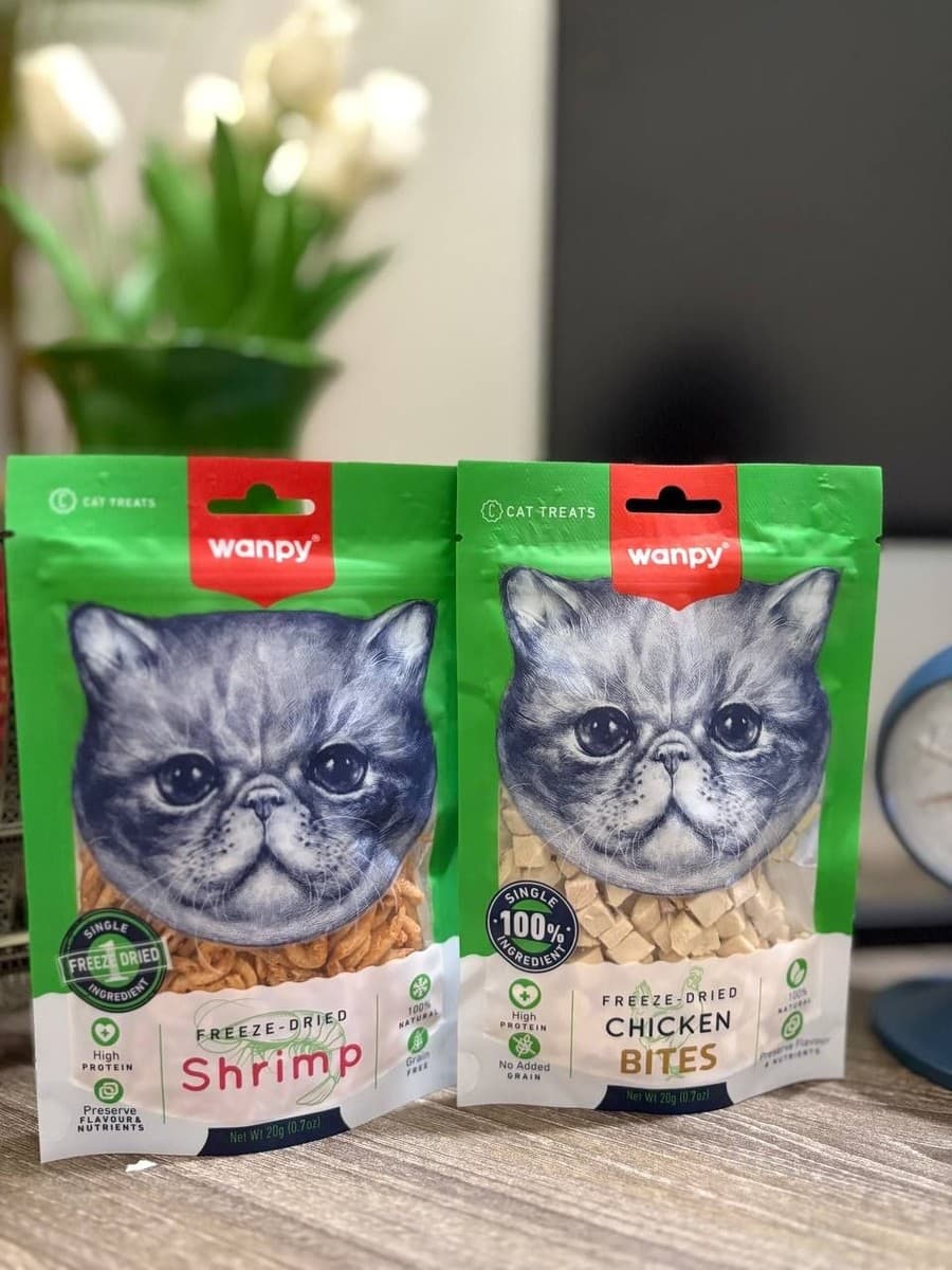 Wanpy Freeze Dried Cat Treat Chicken Bites 20 gm
