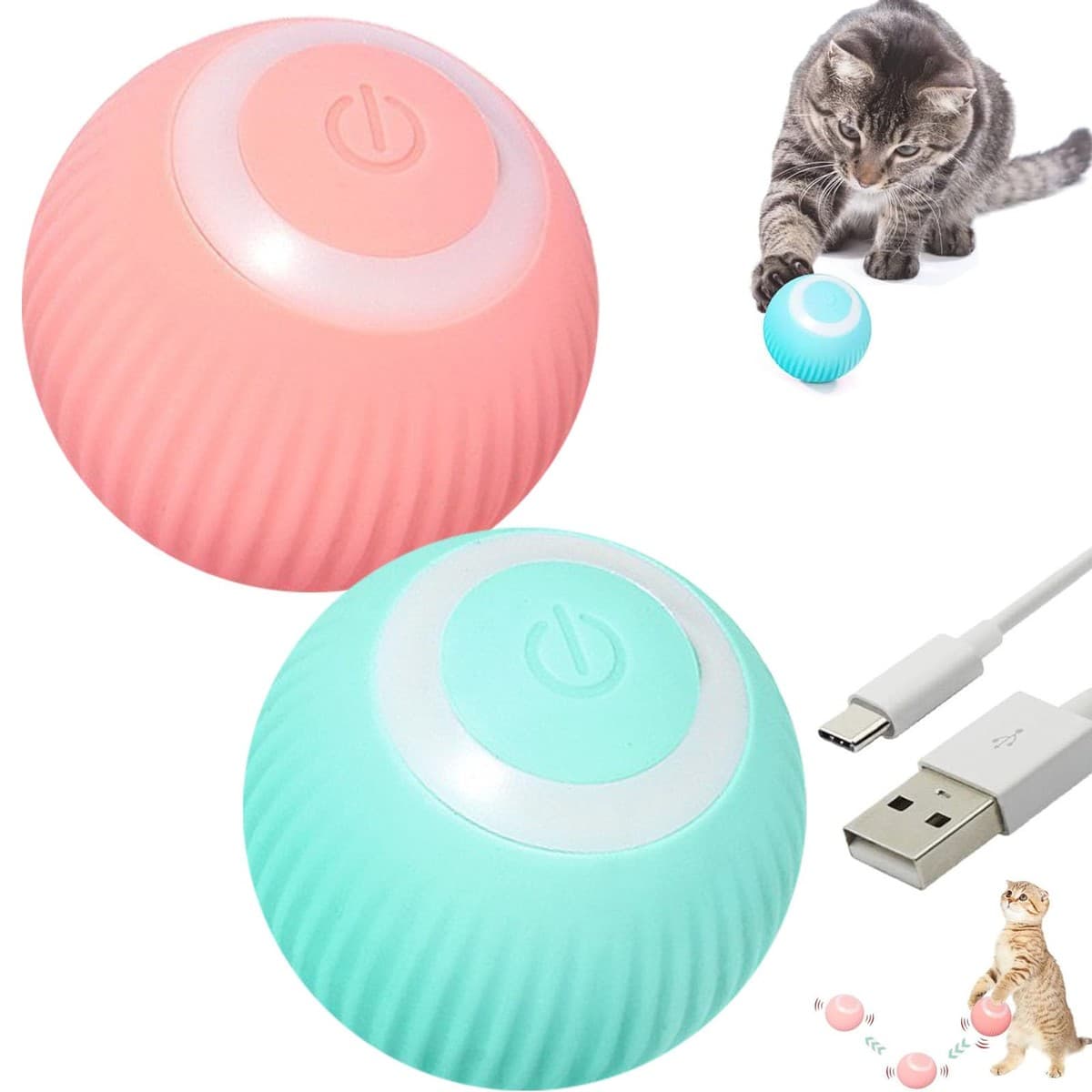 Interactive Electric Automatic Teaser Toy Ball