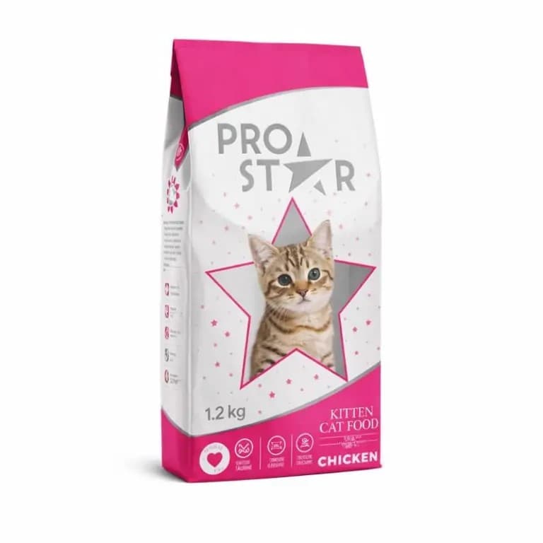 ProStar Kitten Dry Cat Food Chicken 1 Kg Plus 200 gm Extra