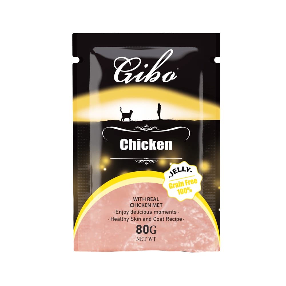Gibo GRAIN FREE Cat Pouch Chicken 80g