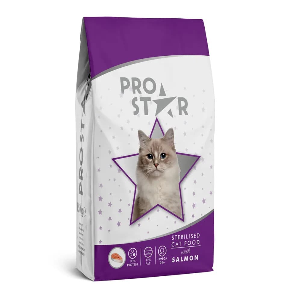 ProStar Adult Dry Cat Food Salmon 1 Kg Plus 200 gm Extra