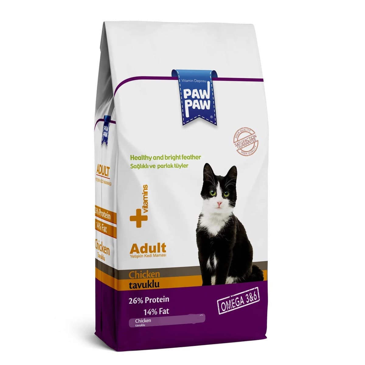 Paw Paw Adult Dry Cat Food Chicken 10KG