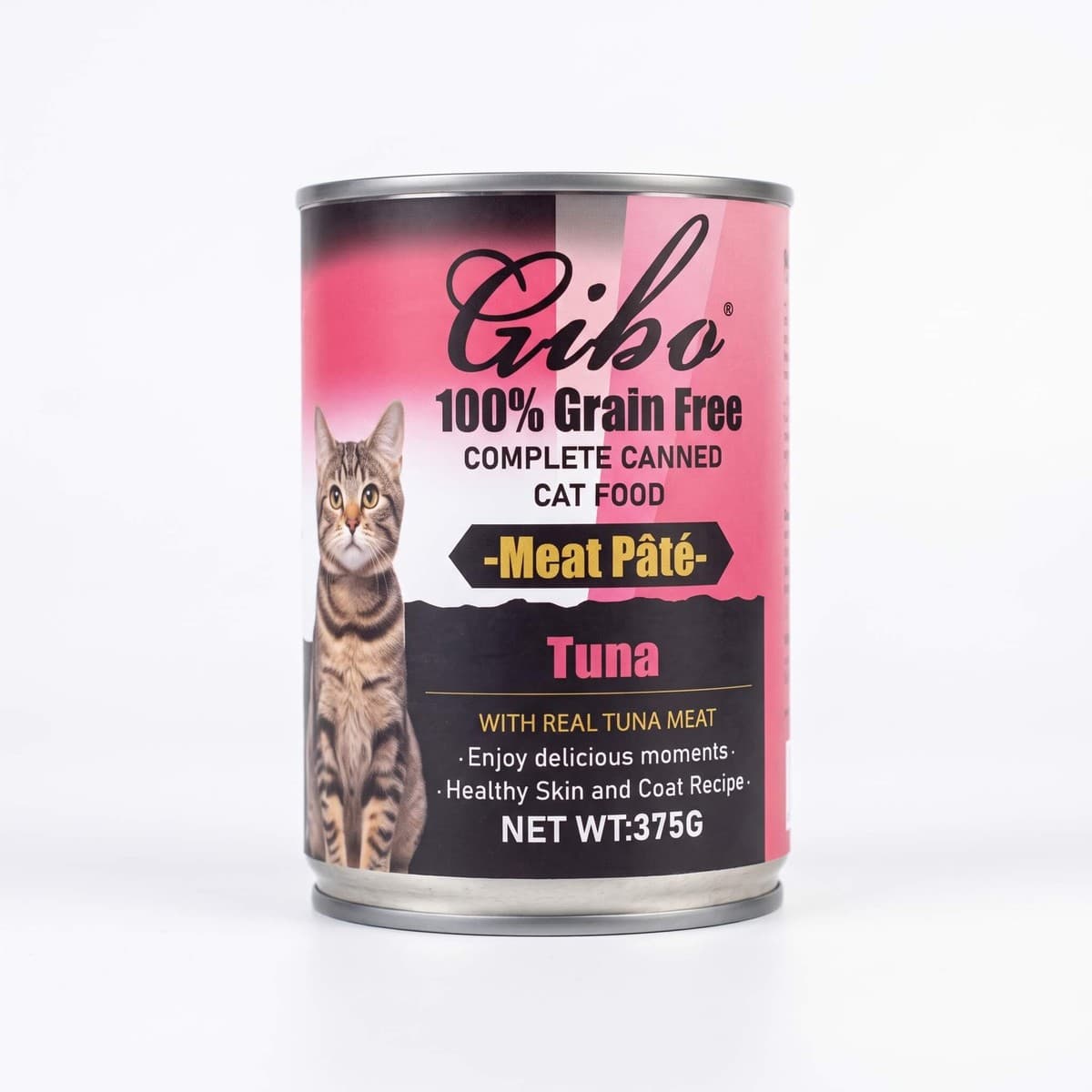 Gibo GRAIN FREE Meat Pate Cat Can Food Tuna 375gm