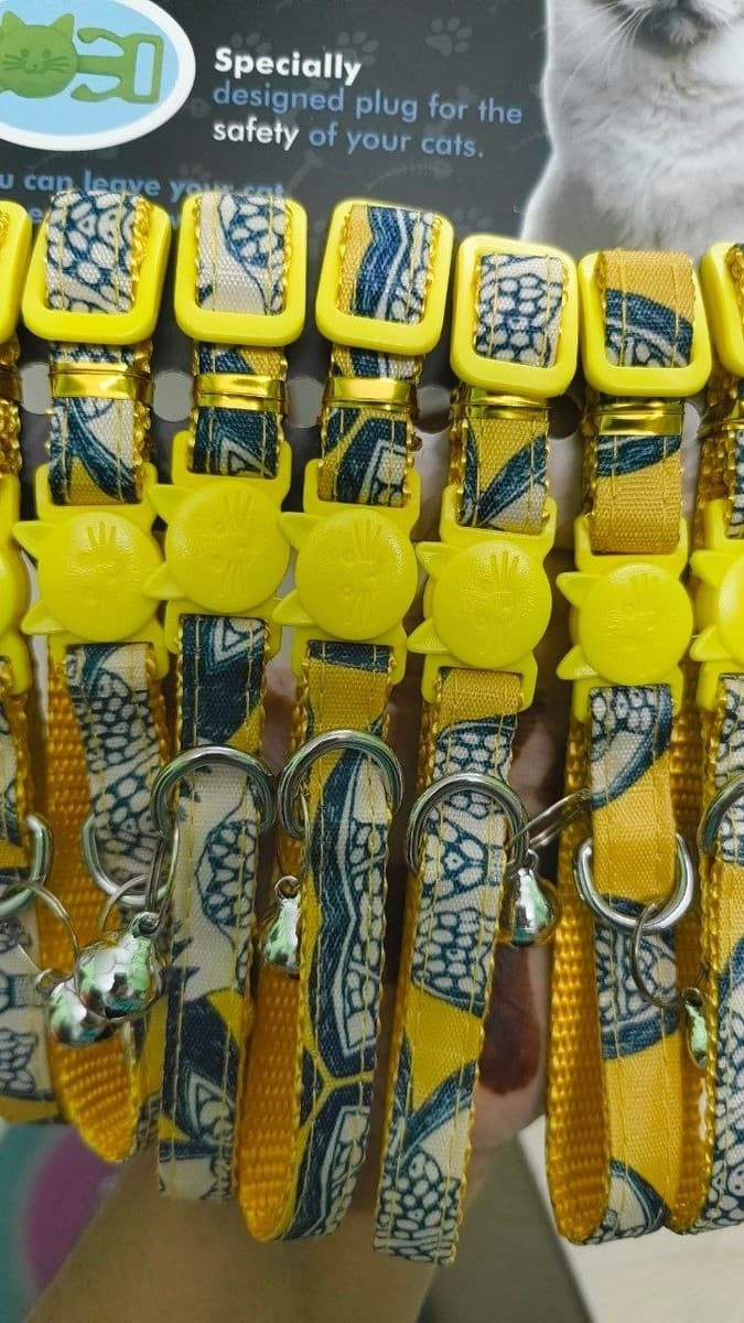 Striped Cat Collar Belts