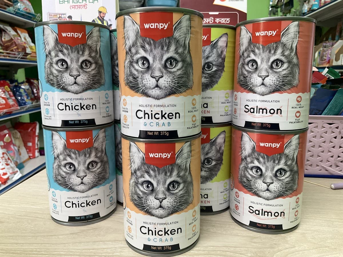 Wanpy Holistic Formulation Chicken & Crab Can Food 375g