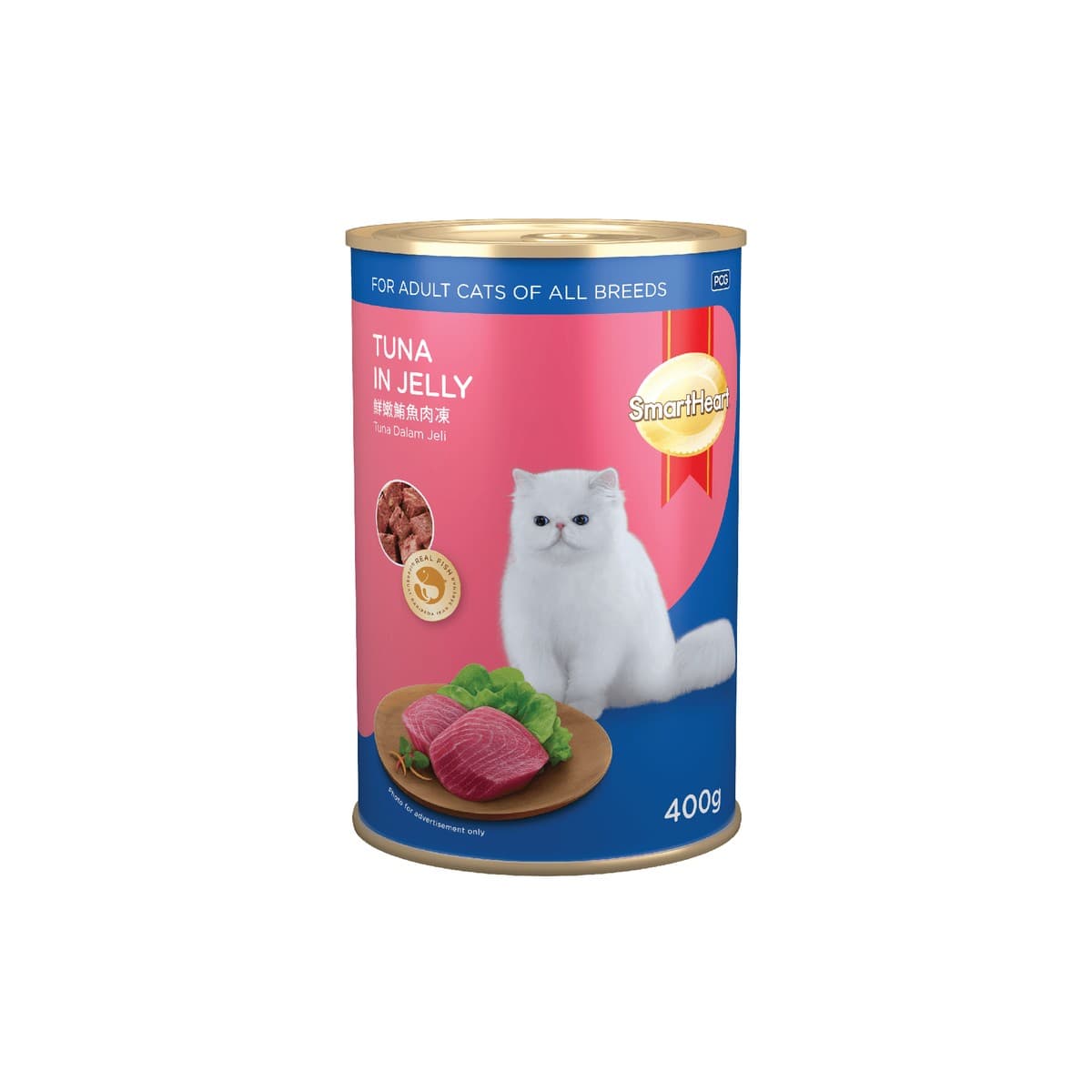 SmartHeart Cat Canned Food Tuna in Jelly 400gm