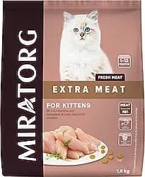 Miratorg Extra Meat with Chicken Kitten Dry Food 1.5kg