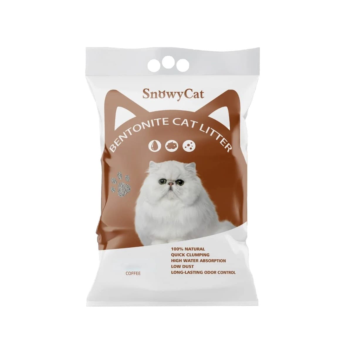 Snowycat Bentonite Cat Litter Coffee 5L
