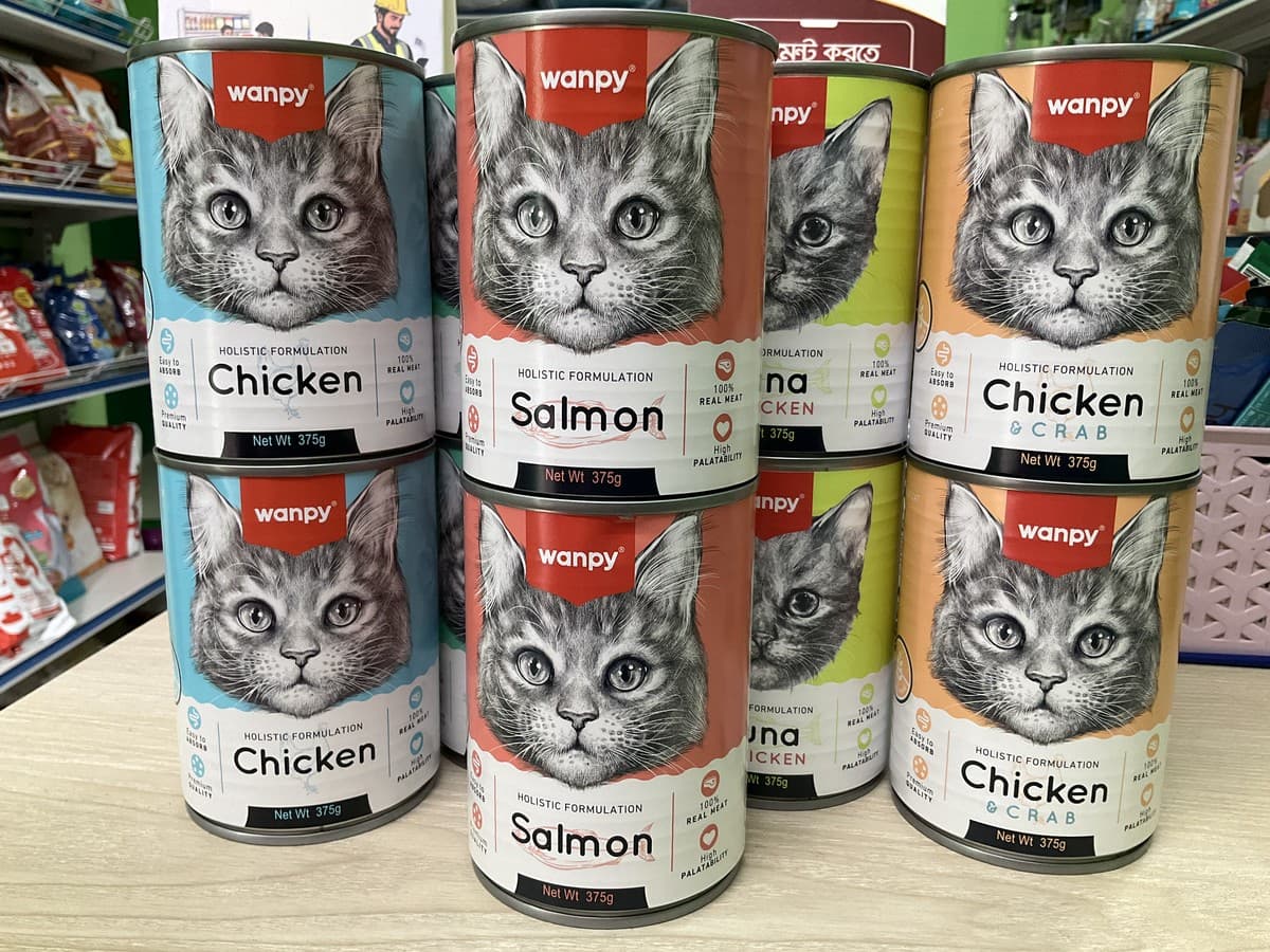 Wanpy Holistic Formulation Salmon Can Food 375g