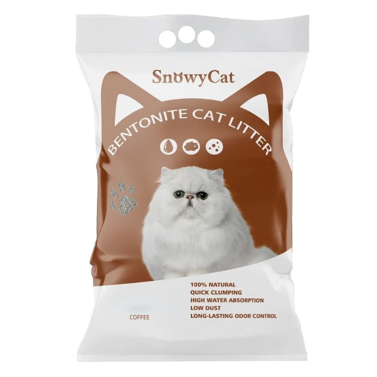 Snowycat Bentonite Cat Litter Coffee 25L