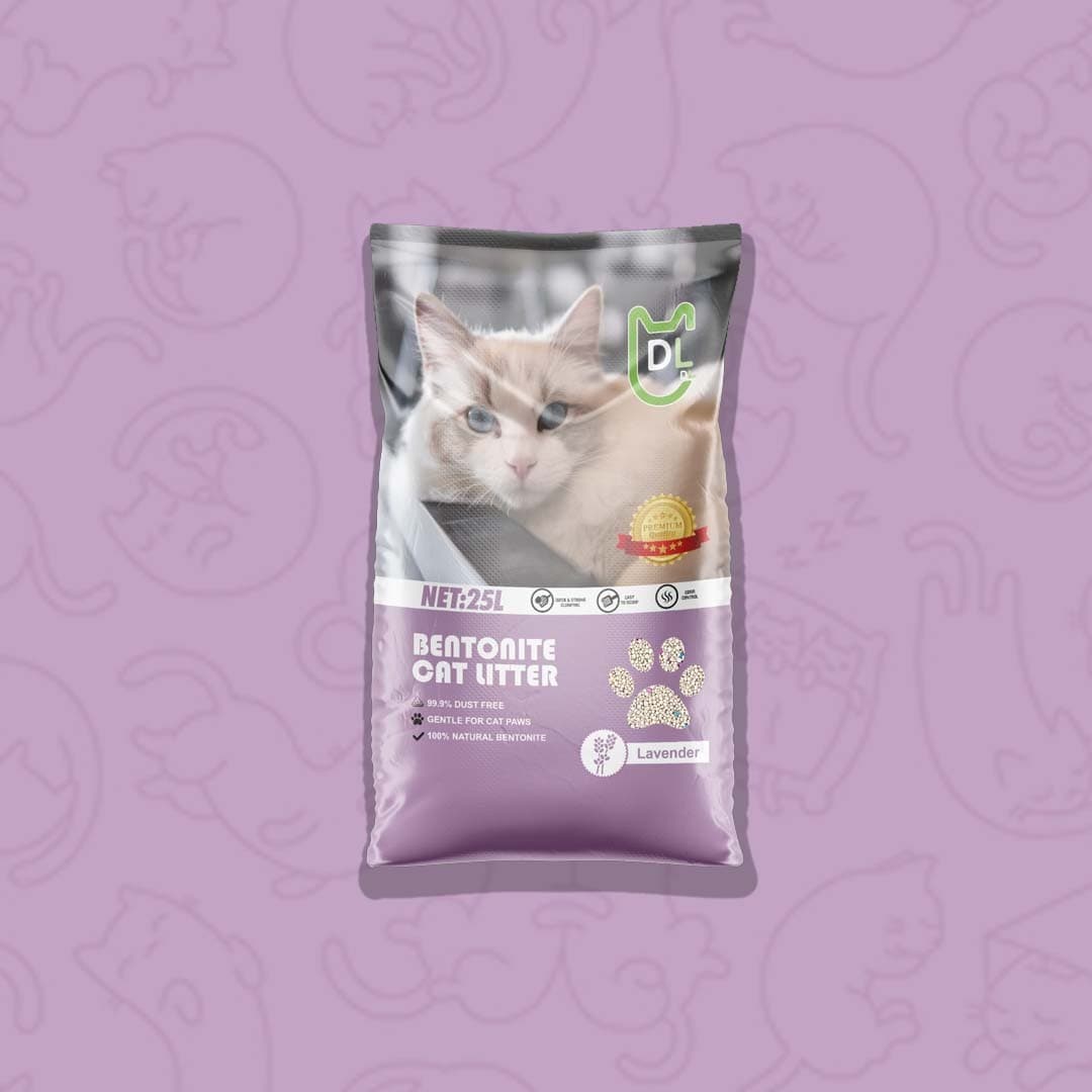 DL Bentonite Cat Litter Lavender 25 L