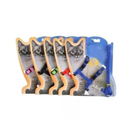 Cat Plain Harness with Leash and Adjustable