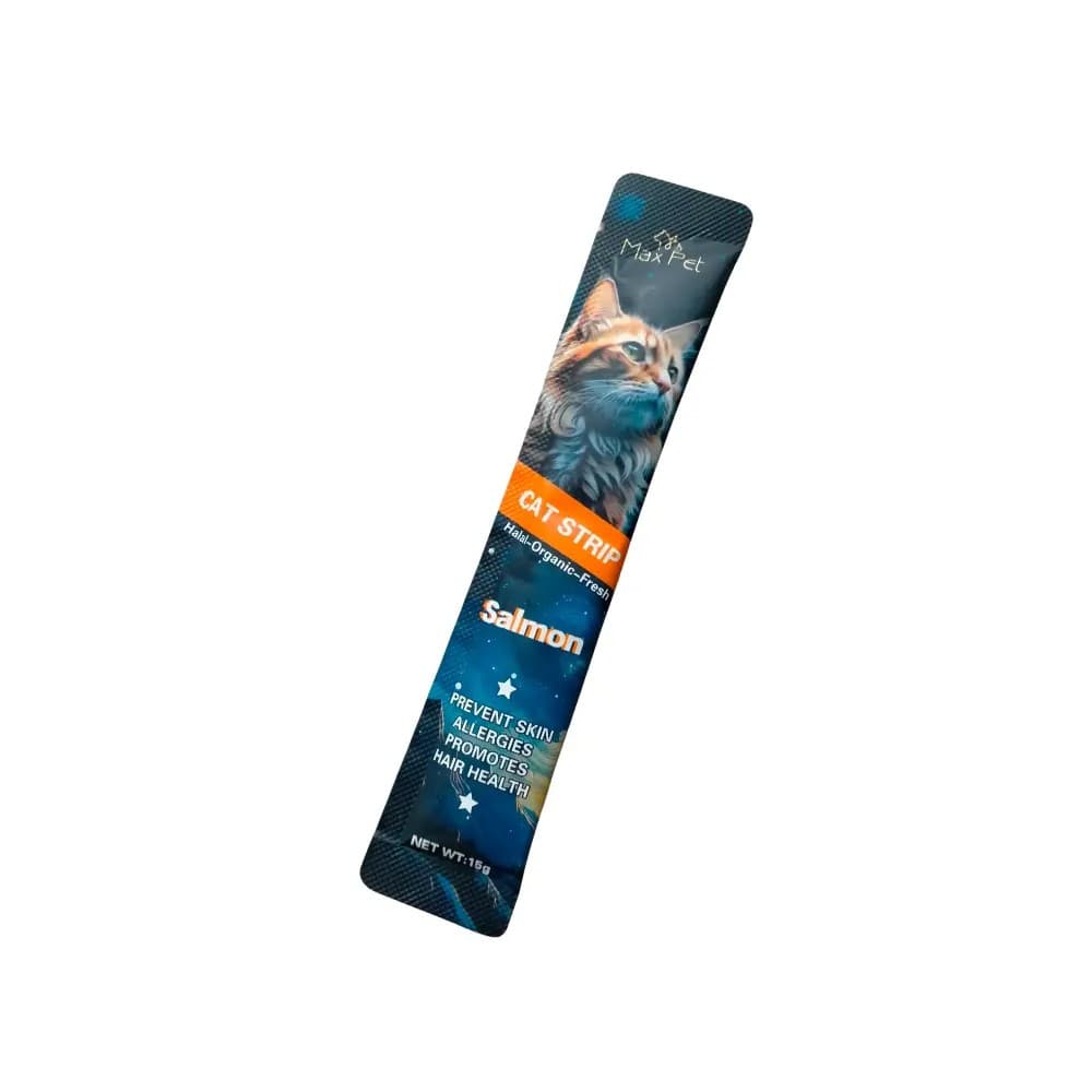 MaxPet Creamy Cat Strips Salmon Flavour