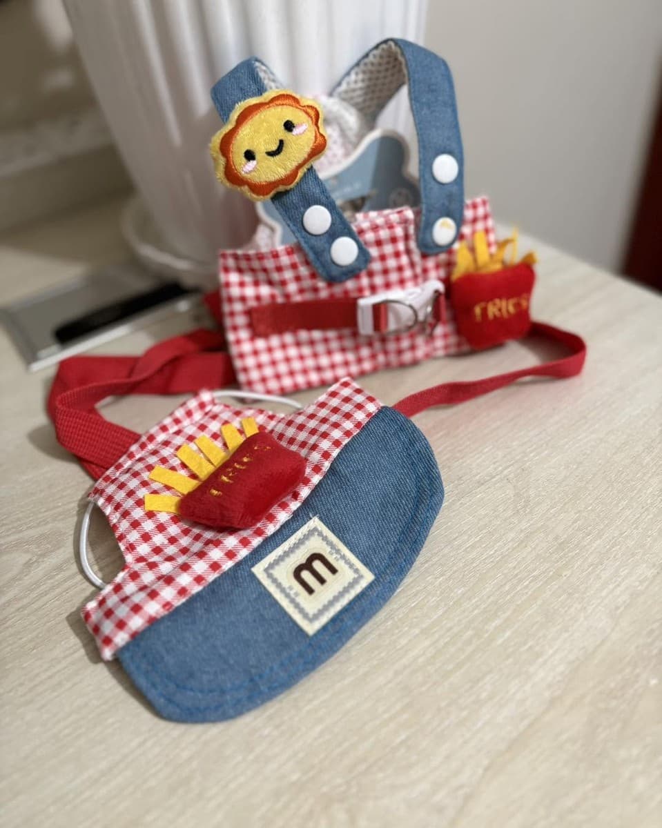 MacDonalds Leash Harness and Matching Cap Set For Cats