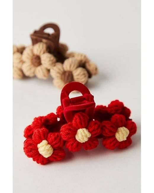 Handmade Crochet Claw Clips For Hooman