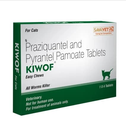 Kiwof Cat Deworming Tablets - Dewormer For cats ( 1 Tablet )