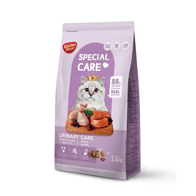 Kitchen Flavor Grain Free Special Care Urinary Care Complete Food for Adult Cat 1.5 kg