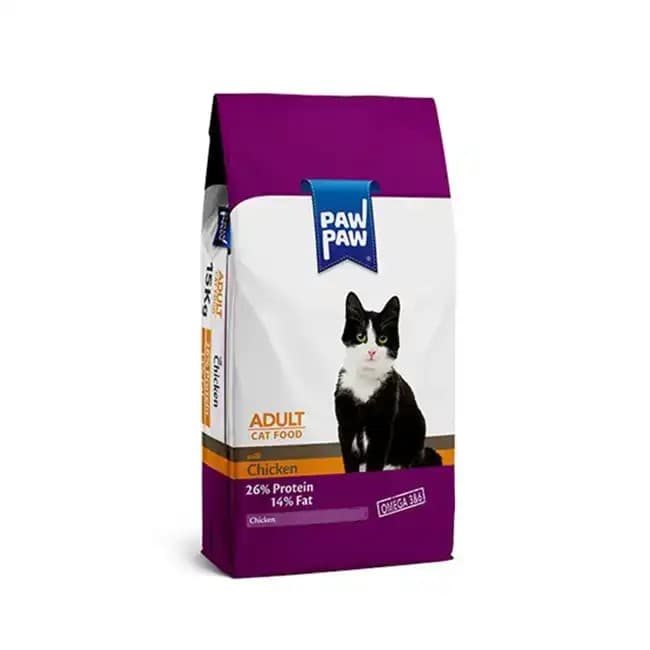 Paw Paw Adult Dry Cat Food Chicken 15 KG