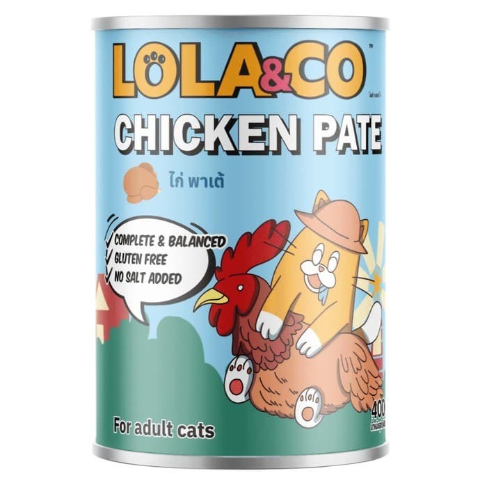 Lola & Co Can Food Chicken Pate 400 gm