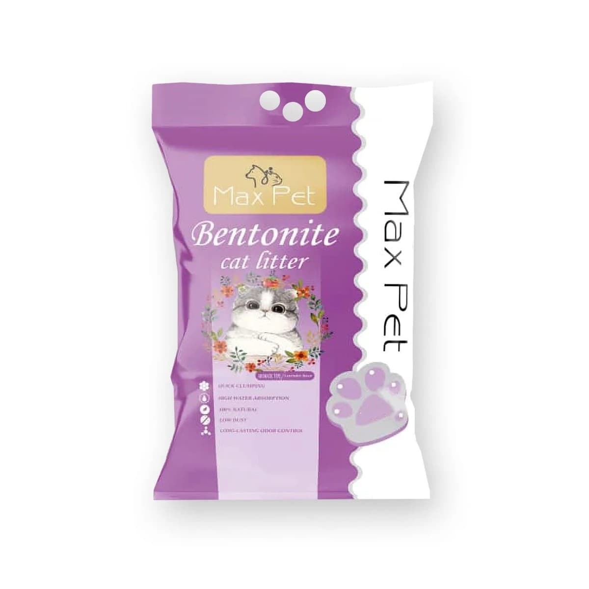 Maxpet Bentonite Cat Litter Lavender Flavor 25L