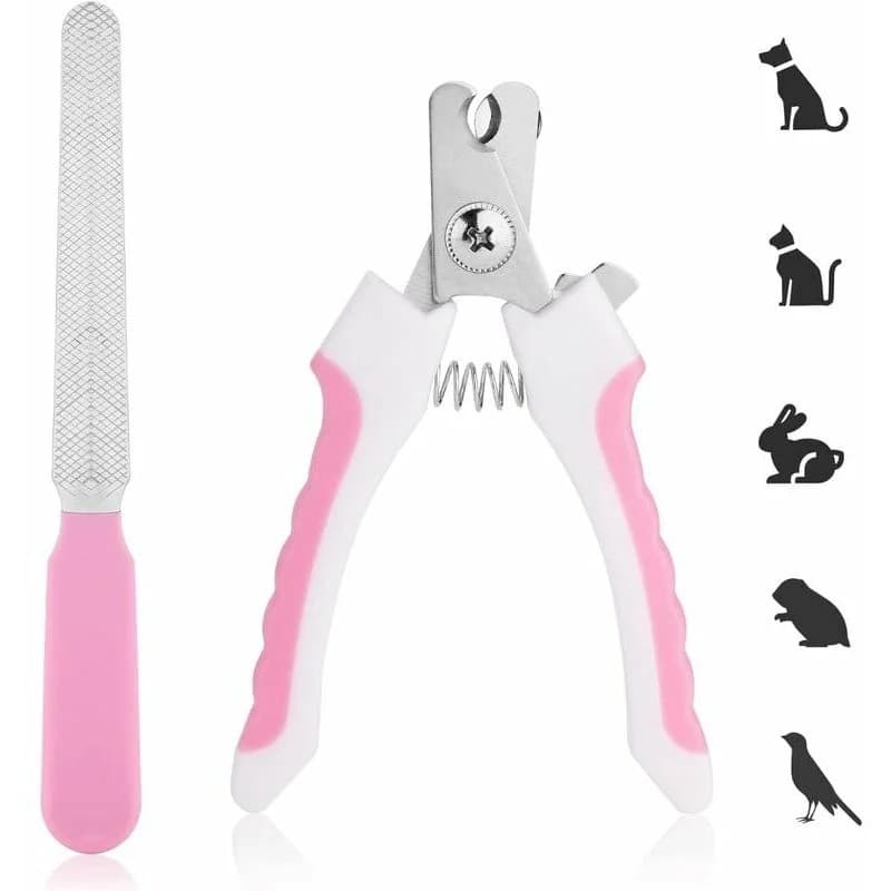 Spring Nail Clippers/Cutter with file For Pet