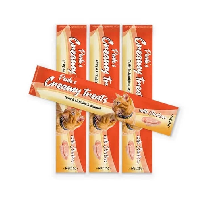Black Catz Peide's Creamy Treats by PetMetro Single Pc Chicken Flavour