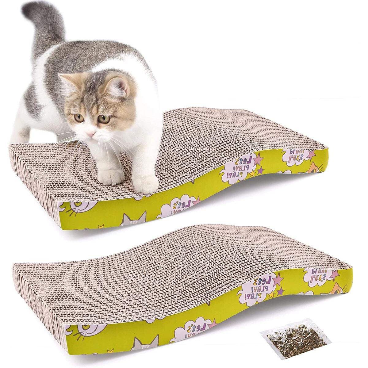 Durable Cat Scratcher Board 17.5 × 8 inches