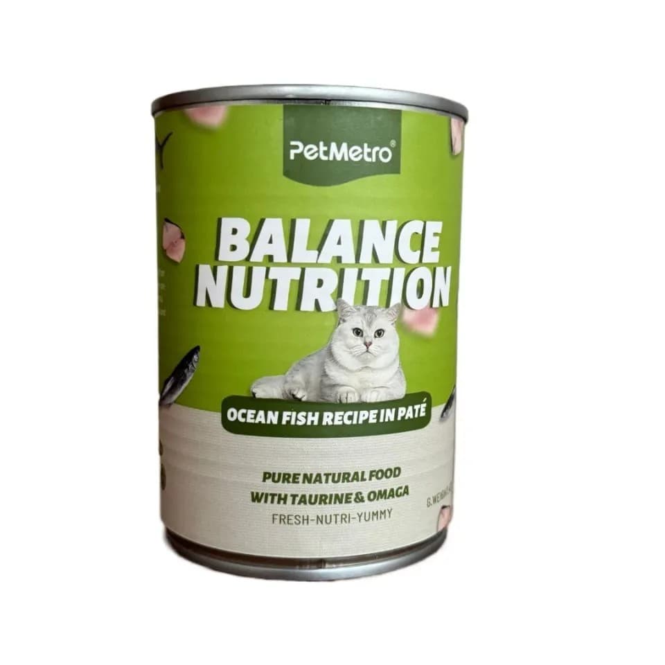 PetMetro Ocean Fish Recipe in Pate Cat wet Food Canned 430 gm
