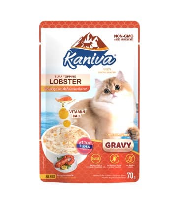 Kaniva Tuna Topping Lobster in Gravy Pouch