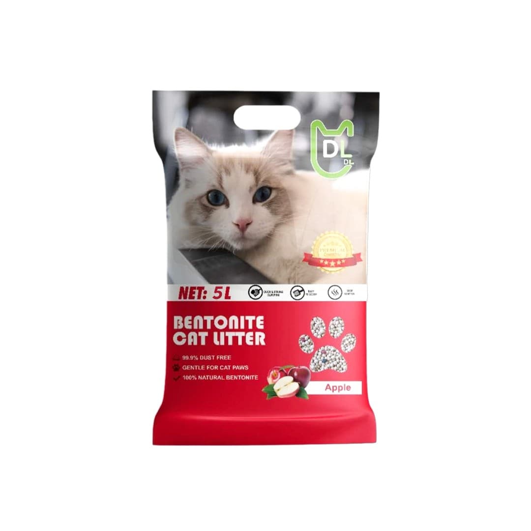 DL Bentonite Cat Litter Apple 5 L