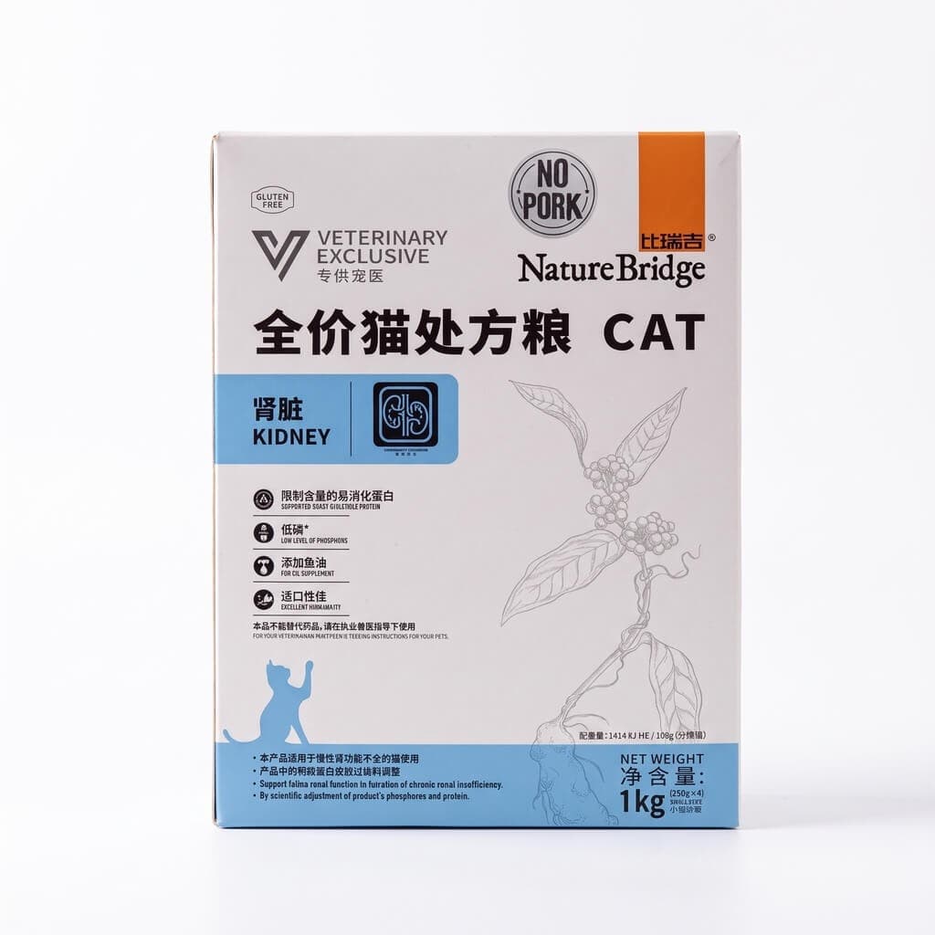Nature Bridge Veterinary Exclusive Dry Cat Food Kidney 1 KG