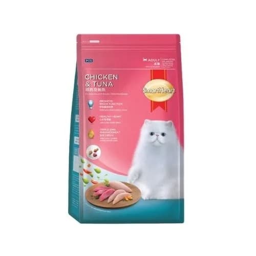 SmartHeart Chicken & Tuna Adult Cat Food 10 KG