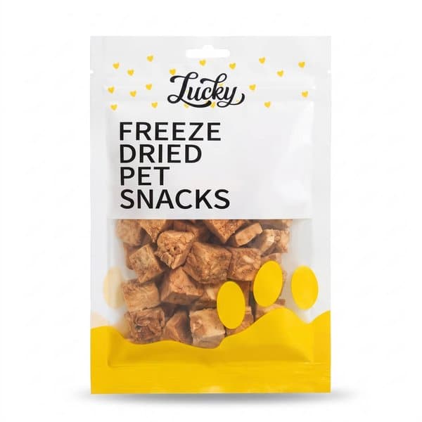 Freeze Dried Pet Snacks Salmon Cube - Single Ingredient Dry Treat Fish Flavor 30 gm