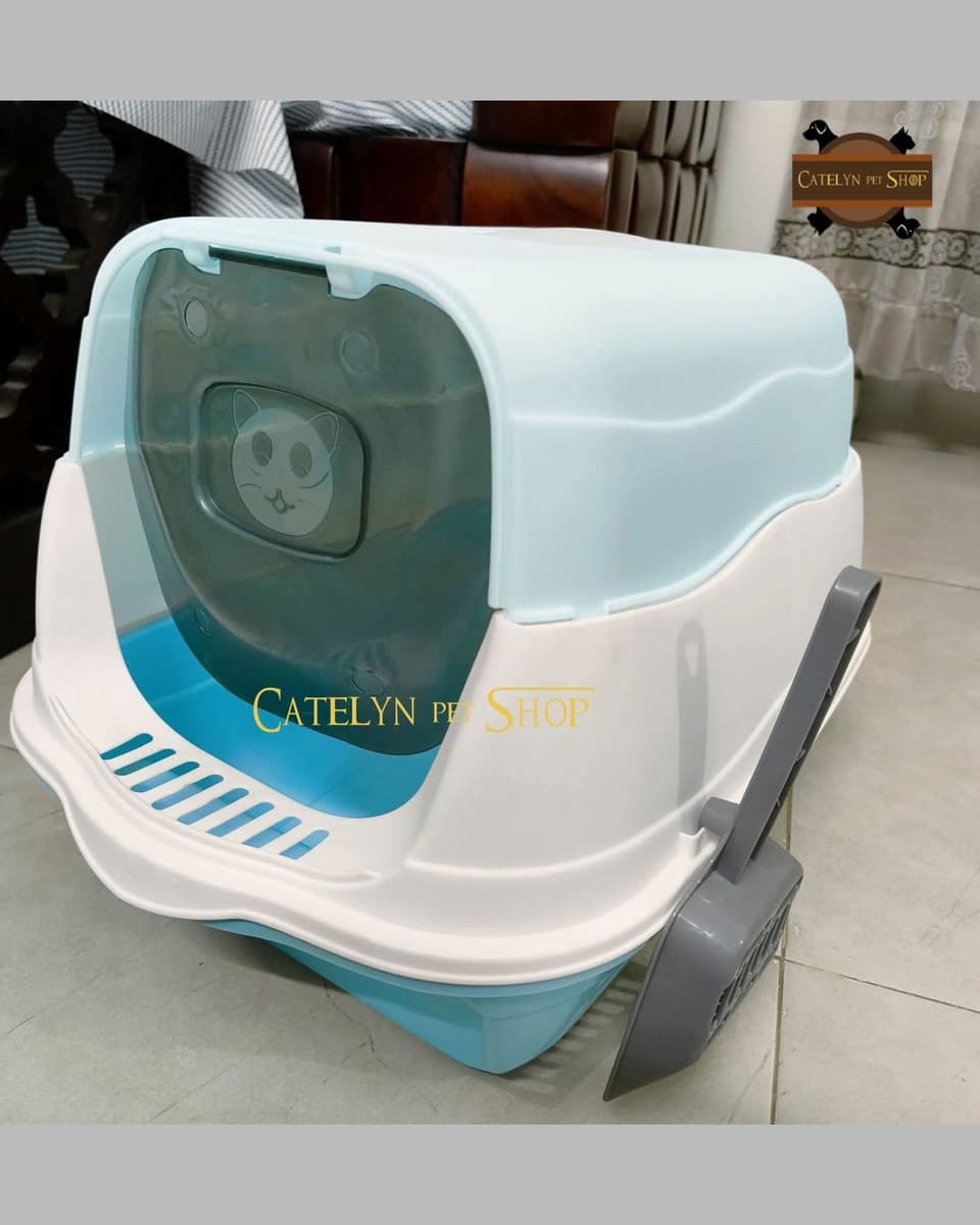 Premium Closed Cat litter Box With Free Scoop (Size - 48*34*31)
