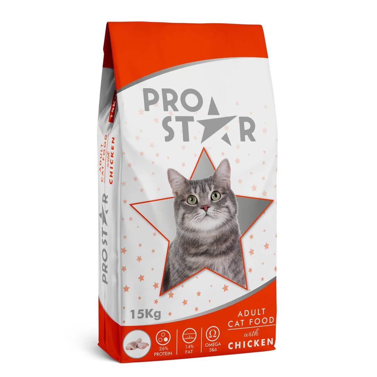 ProStar Adult Dry Cat Food Chicken 15 KG