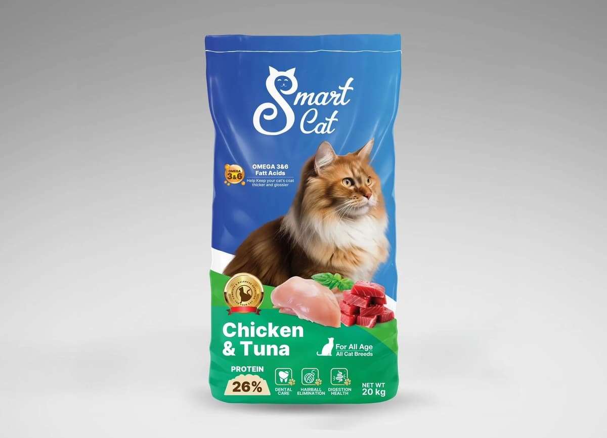 SmartCat Dry Cat Food Chicken & Tuna 20KG