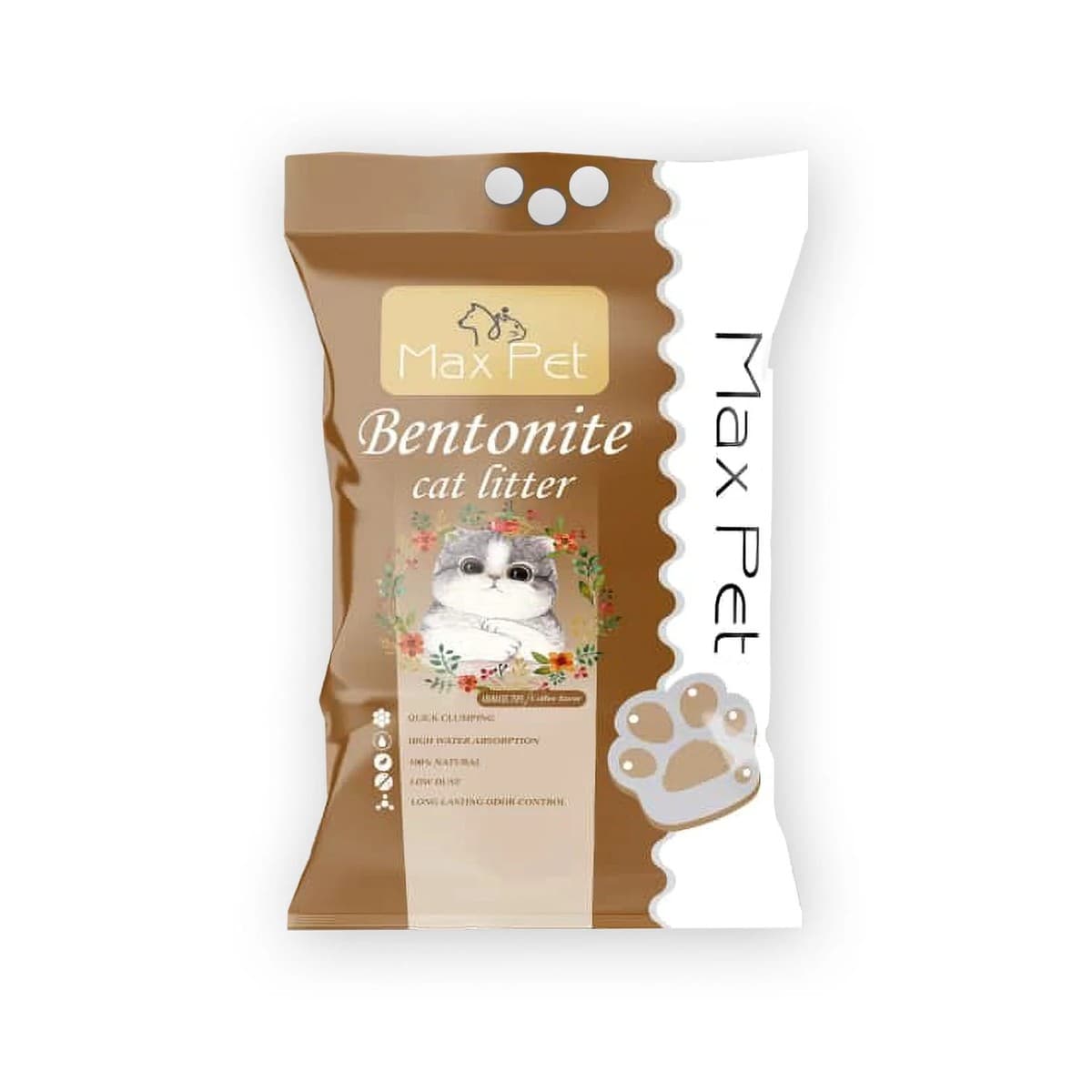 Maxpet Bentonite Cat Litter Coffee Flavor 5L