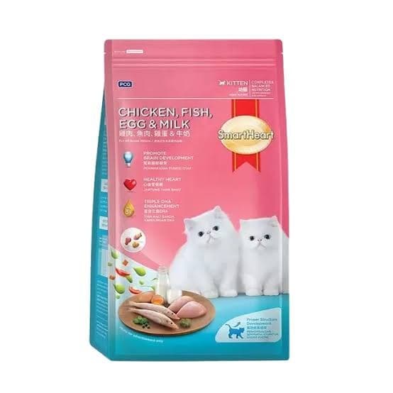 SmartHeart Kitten Chicken Fish Egg & Milk 1.1kg