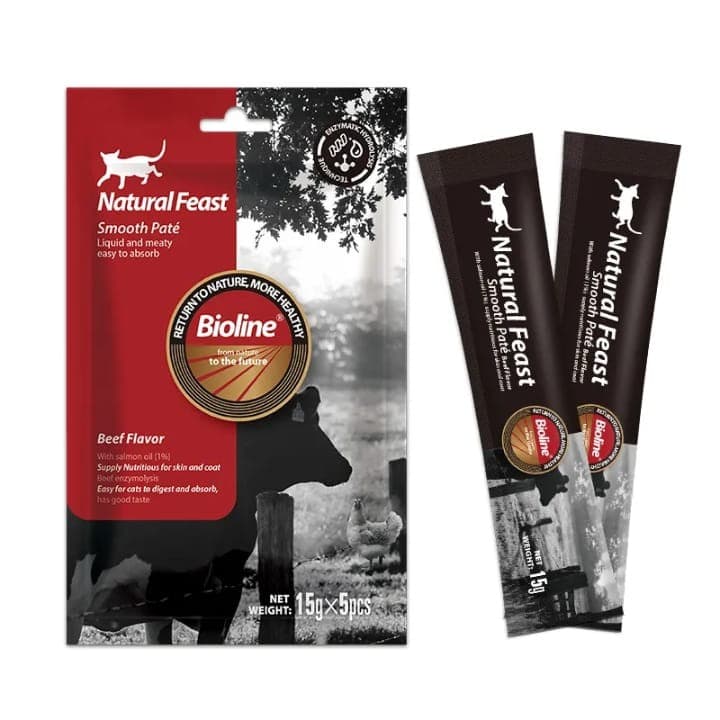 Bioline Natural Feast (Treat) Beef Flavor Smooth Pate
