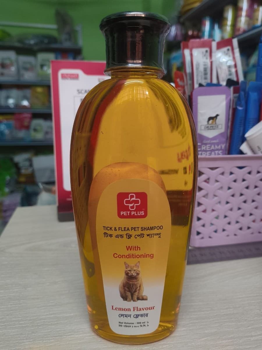 Pet Plus Pet Shampoo Lemon Flavour 300 ml