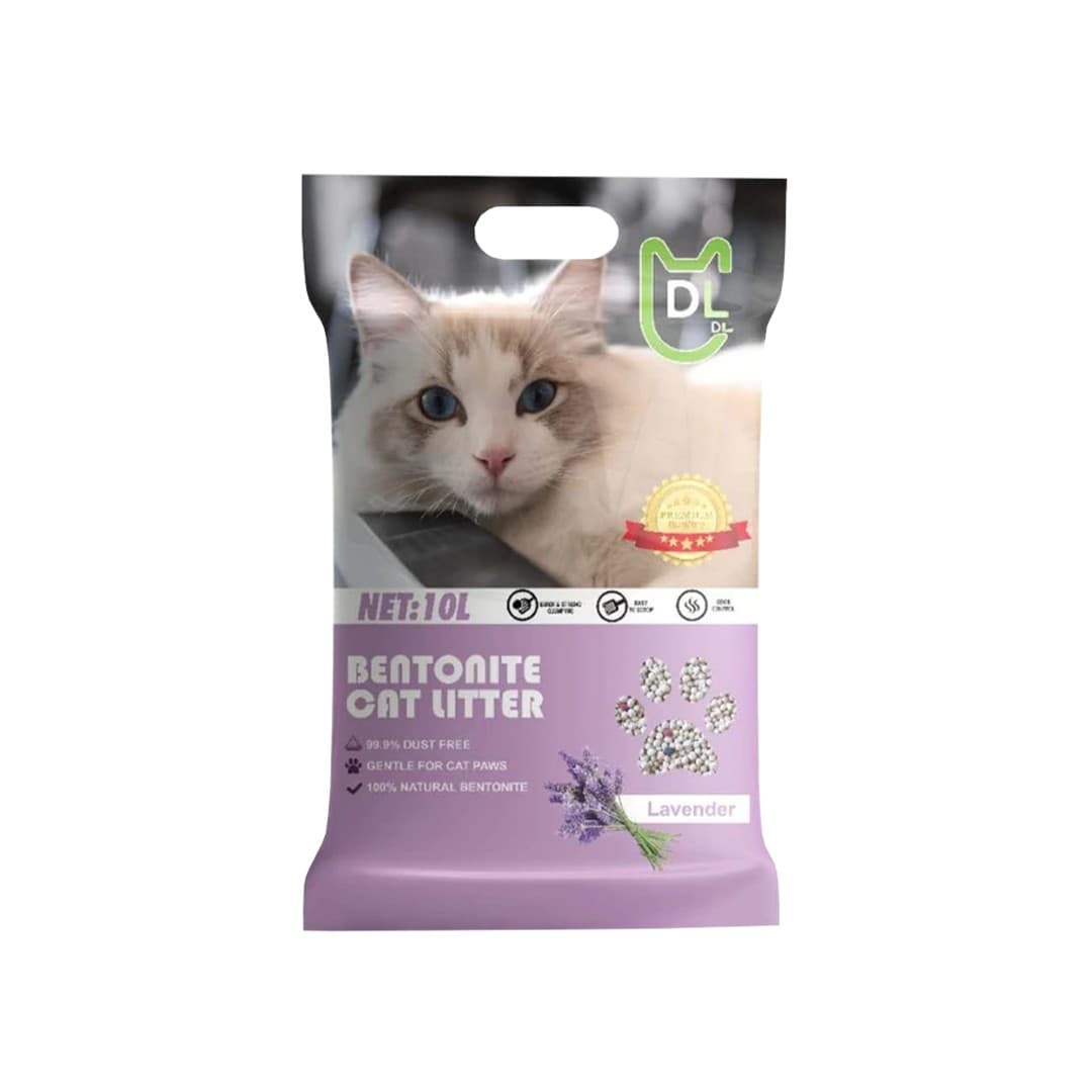 DL Bentonite Cat Litter Lavender 10 L