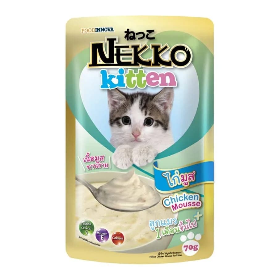 Nekko Kitten Pouch Chicken Mousse 70g