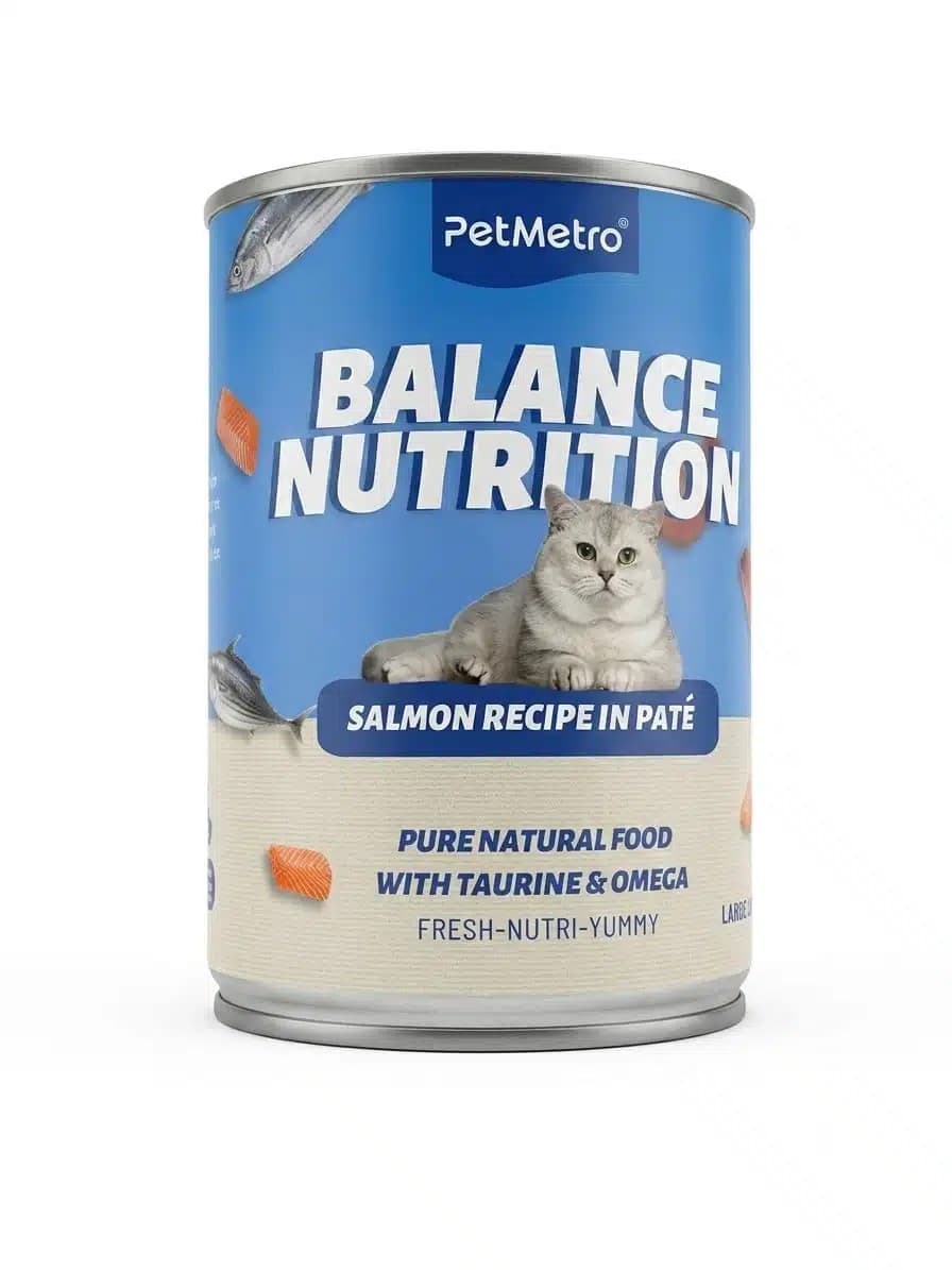 PetMetro Balance Nutrition Salmon Recipe In Pate 430 gm